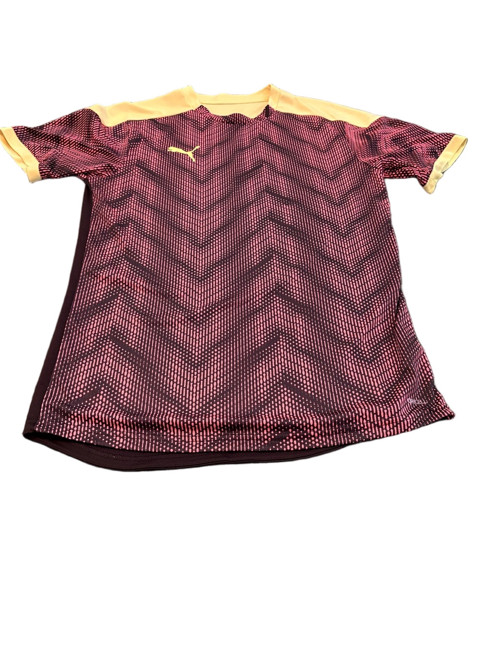 Puma Zig Zag Sublimation Graphic Print Shirt Drycell Medium